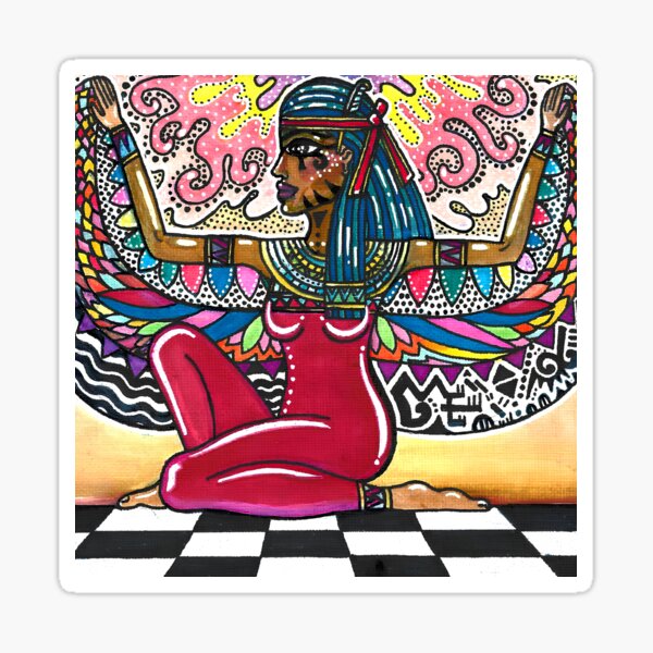 Vista previa del artículo con la obra «Isis», diseñado y vendido por Nina Di Gyal.