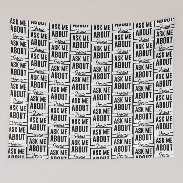 Item preview, Ask Me About Jesus designed and sold by DarylWelsh2024.