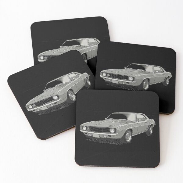 Item preview, Camaro Ghostline: Músculo monocromático en movimiento designed and sold by Fiercest128.