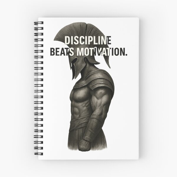 Item preview, Spartans - DISCIPLINE BEATS MOTIVATION designed and sold by Kunst-Shirt.