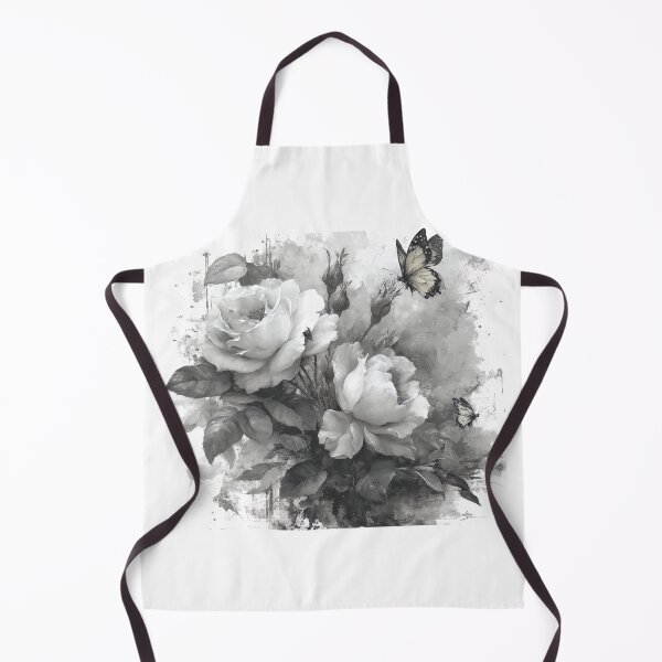 Item preview, "Echoes of Elegance: Butterflies and Blooms in Monochrome" designed and sold by bloorose.