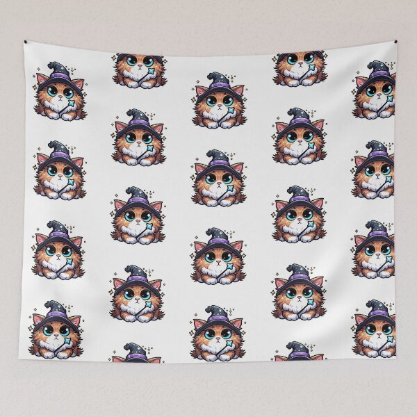 Item preview, Magical Maine Coon Cute & Funny Cartoon Cat Vector designed and sold by Arun Fernando.