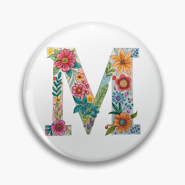 Item preview, English Letter M designed and sold by trendspatterns.