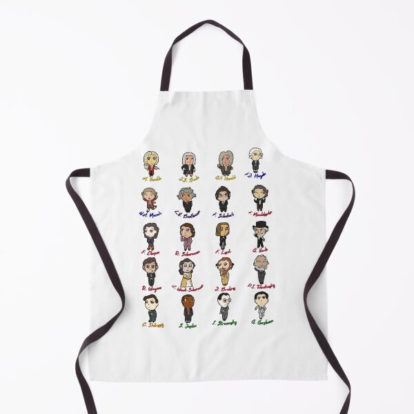Item preview, Twenty Chibi Classical Composers designed and sold by michellekchen.