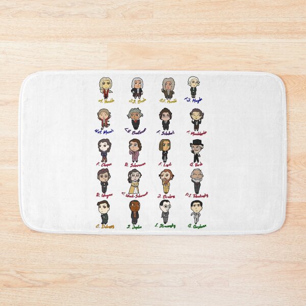 Item preview, Twenty Chibi Classical Composers designed and sold by michellekchen.