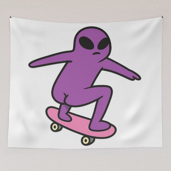 Item preview, Skater Alien designed and sold by Kunst-Shirt.