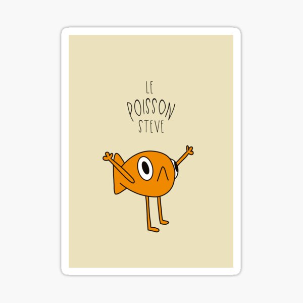 Aperçu de l'œuvre Le Poisson Steve créée et vendue par Leanne-Michelle.