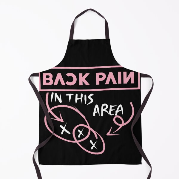Item preview, Back Pain in this area - Meme color palette Black Pink v.1 designed and sold by incloudines.