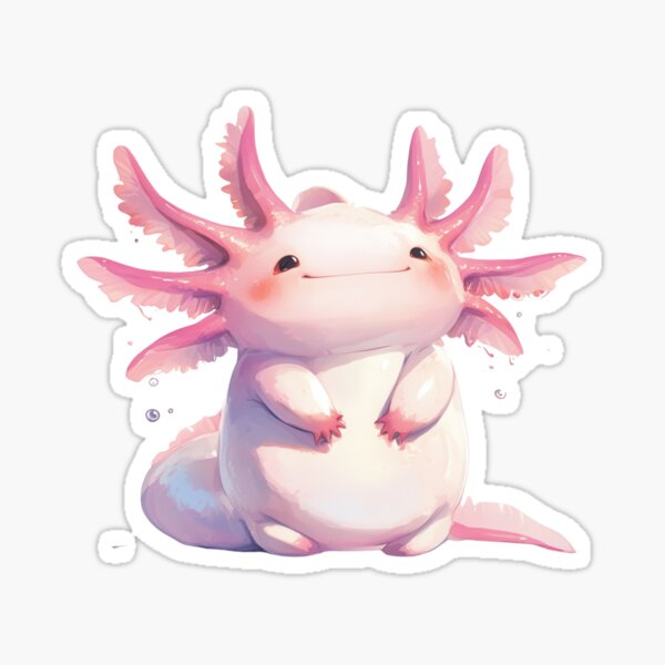 Item preview, Cute happy axolotl designed and sold by SMARTKIT  DESIGNAGENCY.