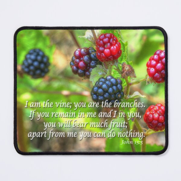 Item preview, John 15:5 designed and sold by Frankie Cat Photography.
