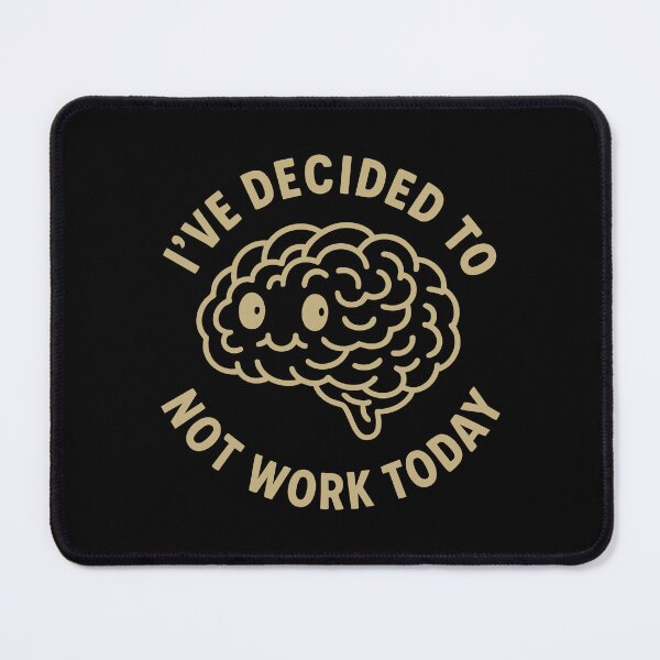 Item preview, Vintage Funny Cute Lazy Vintage Brain Humor Art designed and sold by LuveeTuffCo.