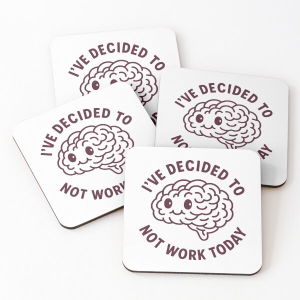 Item preview, Vintage Funny Cute Lazy Chill Brain Humor Art designed and sold by LuveeTuffCo.