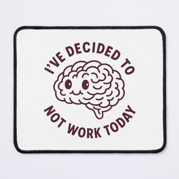 Item preview, Vintage Funny Cute Lazy Chill Brain Humor Art designed and sold by LuveeTuffCo.