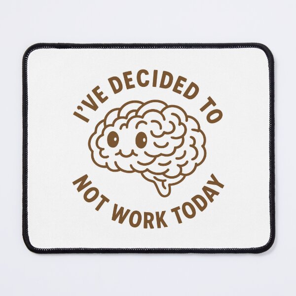 Item preview, Vintage Funny Cute Lazy Brain Humor Joke Art designed and sold by LuveeTuffCo.