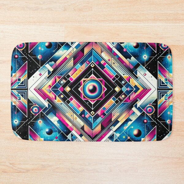Item preview, colorful geometric decorative pattern designed and sold by Dogandesighn.