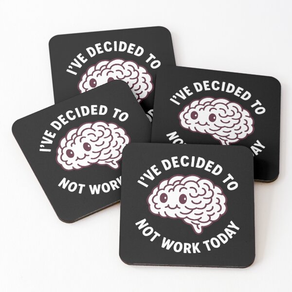 Item preview, Vintage Funny Cute Lazy Funny Brain Humor Art designed and sold by LuveeTuffCo.