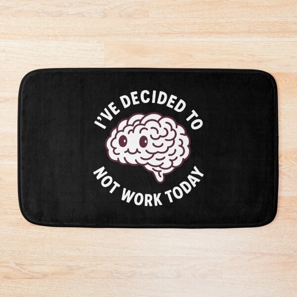 Item preview, Vintage Funny Cute Lazy Funny Brain Humor Art designed and sold by LuveeTuffCo.