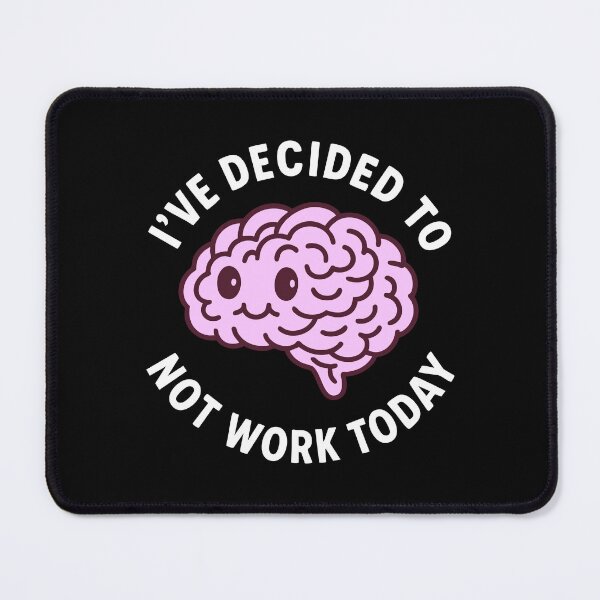 Item preview, Vintage Funny Cute Lazy Idle Brain Humor Art designed and sold by LuveeTuffCo.