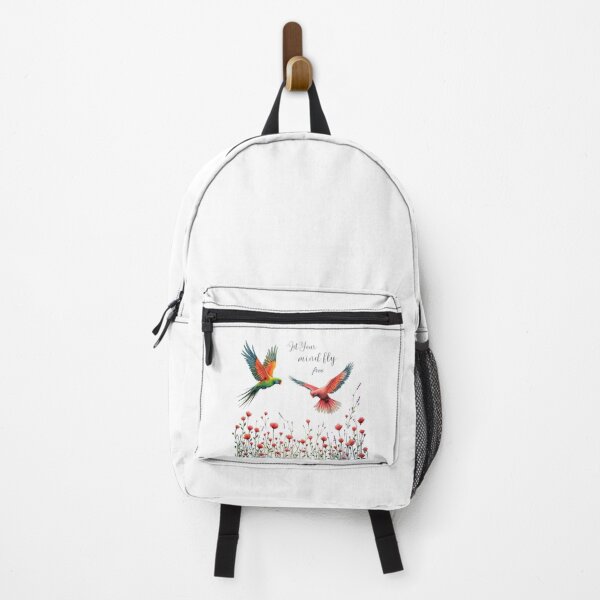 Item preview, Let Your Mind Fly Free - Parrots art, Birds and Flowers designed and sold by HEI DesignPartners.