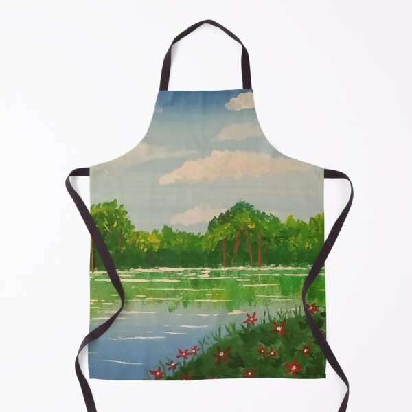 Item preview, flowery lakeside designed and sold by AleasDesNuances.