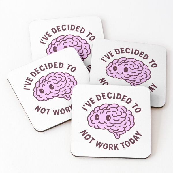 Item preview, Vintage Funny Cute Lazy Procrastination Brain Humor designed and sold by LuveeTuffCo.