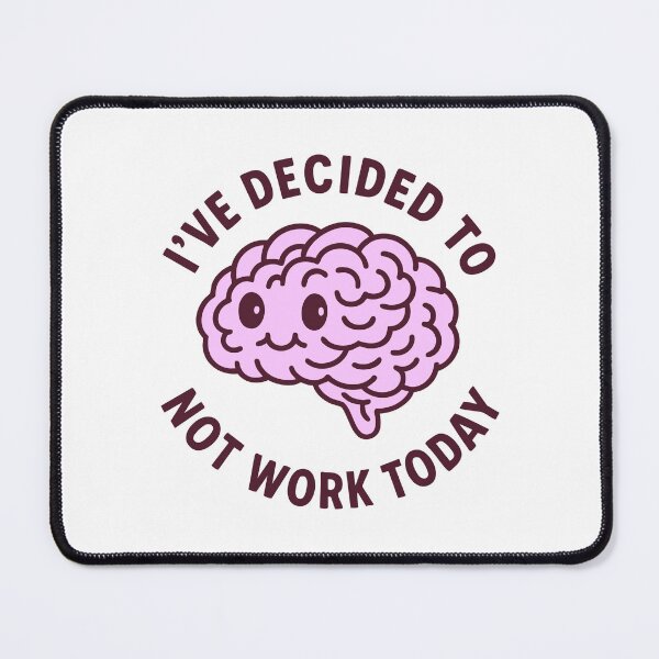 Item preview, Vintage Funny Cute Lazy Procrastination Brain Humor designed and sold by LuveeTuffCo.