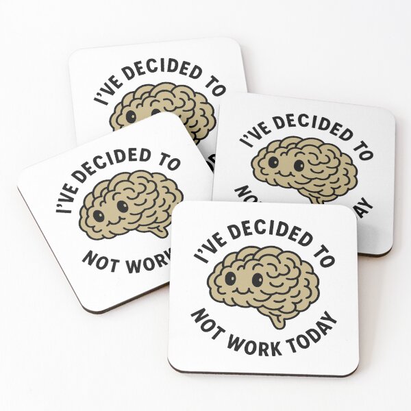 Item preview, Vintage Funny Cute Lazy Brain Humor Art Graphic designed and sold by LuveeTuffCo.