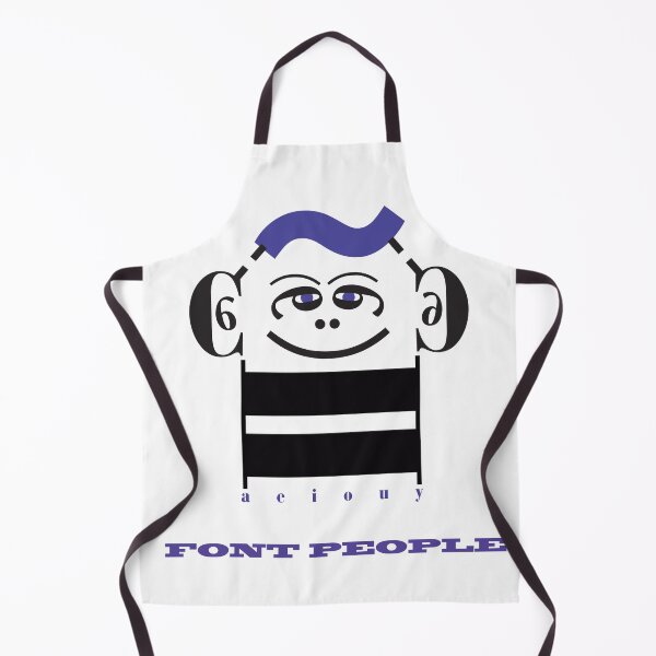 Item preview, Font People: Vowel Kid designed and sold by Gopherstown, OR.