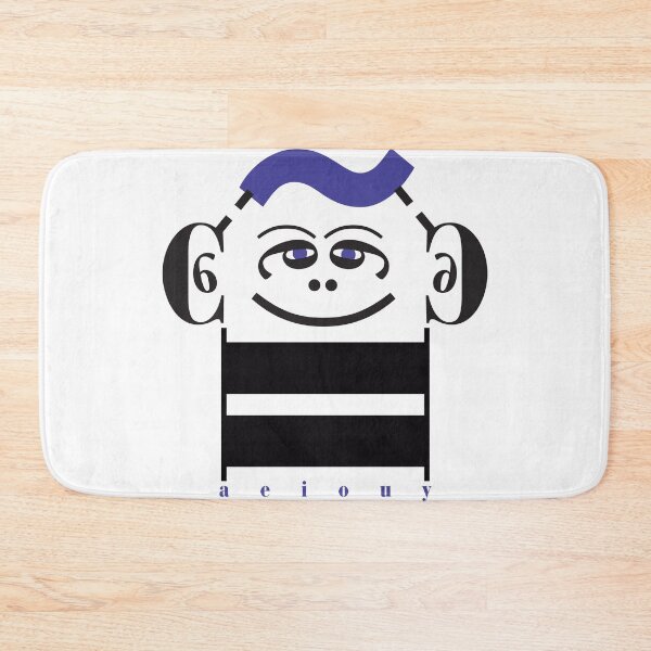 Item preview, Font People: Vowel Kid designed and sold by Gopherstown, OR.
