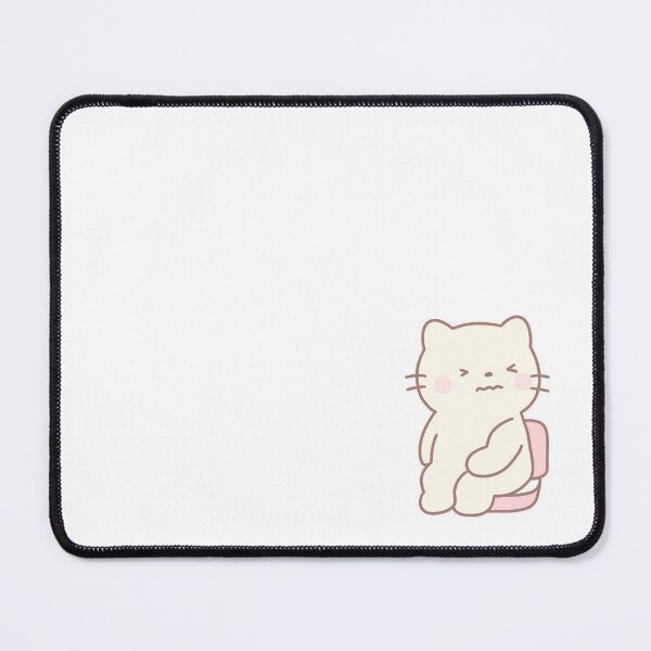 Item preview, On The Toilet Cat | Hand-Drawn Illustration designed and sold by strawberrycups.