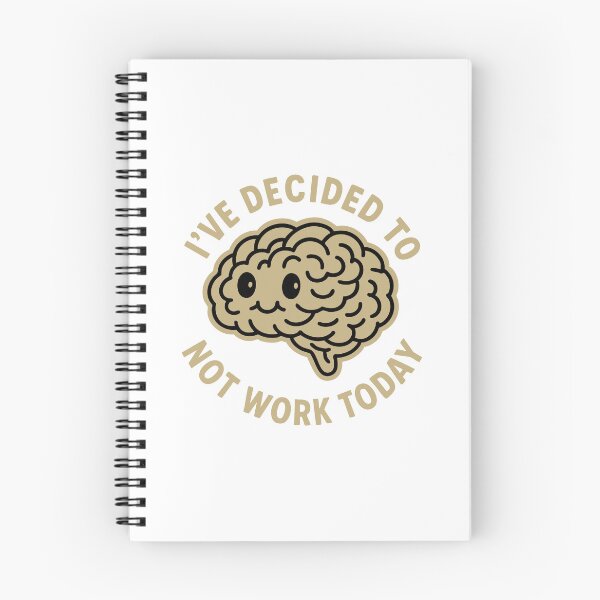 Item preview, Vintage Funny Cute Lazy Quirky Brain Humor Art designed and sold by LuveeTuffCo.