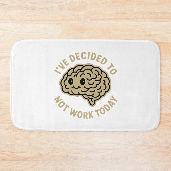 Item preview, Vintage Funny Cute Lazy Quirky Brain Humor Art designed and sold by LuveeTuffCo.