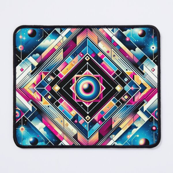 Item preview, colorful geometric decorative pattern designed and sold by Dogandesighn.