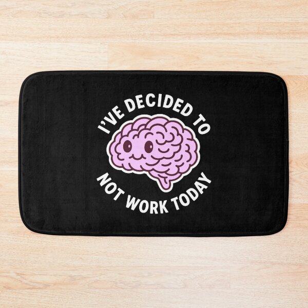 Item preview, Vintage Funny Cute Lazy Doodle Brain Humor Art designed and sold by LuveeTuffCo.