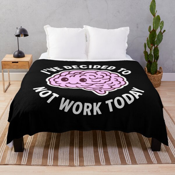 Item preview, Vintage Funny Cute Lazy Doodle Brain Humor Art designed and sold by LuveeTuffCo.
