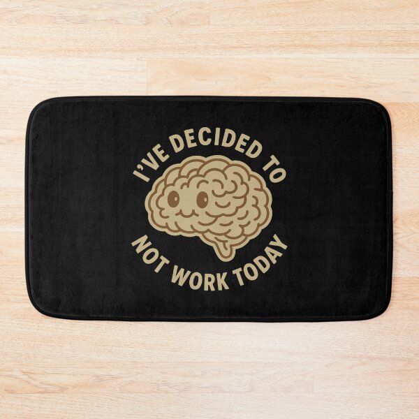Item preview, Vintage Funny Cute Lazy Burnout Brain Humor Art designed and sold by LuveeTuffCo.