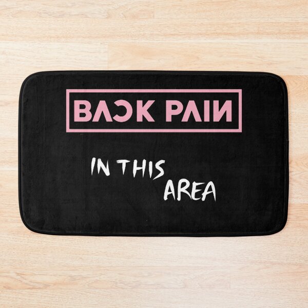 Item preview, Back Pain in this area - Meme color palette Black Pink v.3 designed and sold by incloudines.