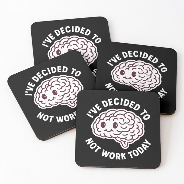 Item preview, Vintage Funny Cute Lazy Dozy Brain Humor Art designed and sold by LuveeTuffCo.