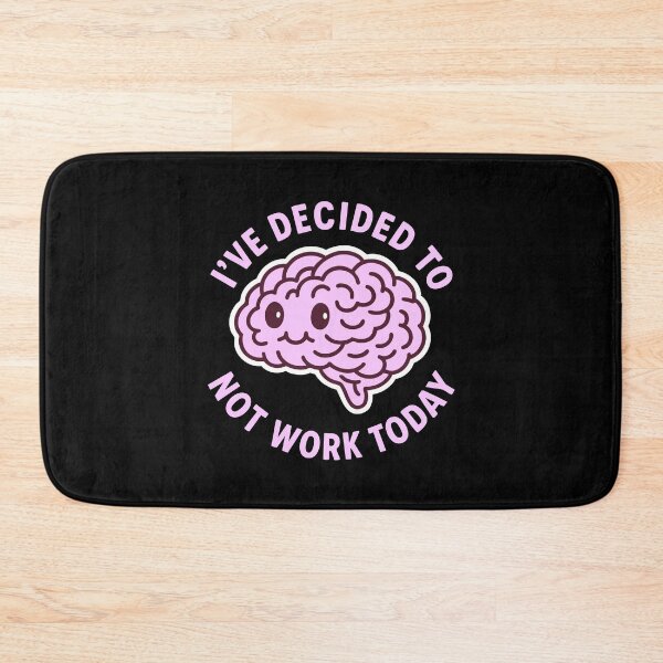 Item preview, Vintage Funny Cute Lazy Sleepy Brain Humor Art designed and sold by LuveeTuffCo.