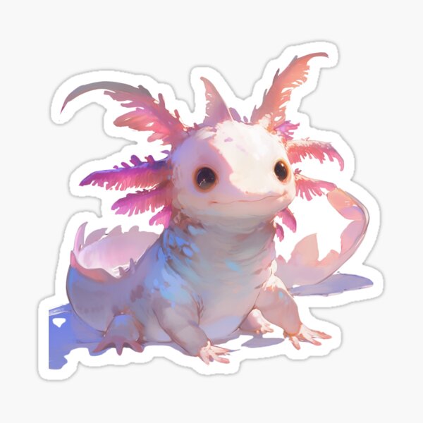 Item preview, Cute happy axolotl designed and sold by SMARTKIT  DESIGNAGENCY.