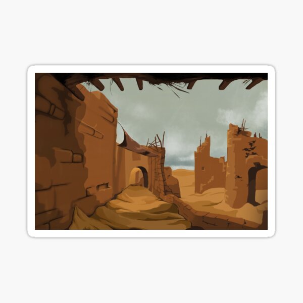 Item preview, Desert Ruins designed and sold by sourdoughdingo.