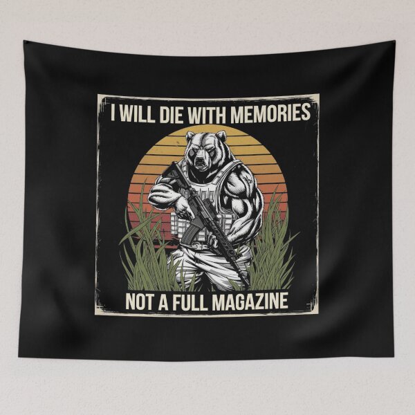 Item preview, i'll die with memories not a full mag designed and sold by By-LuQuiRRis.
