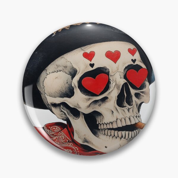 Item preview, Skull in love smoking a Havana cigar designed and sold by vambrosio15.