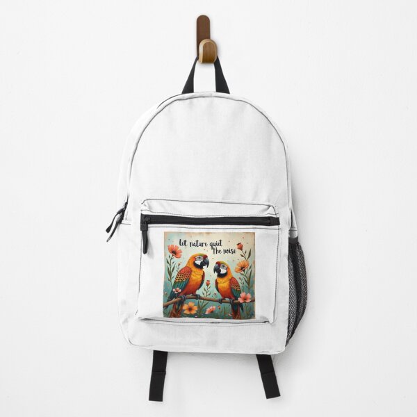 Item preview, Let nature quite the noise - Parrots art, Boho Parrots designed and sold by HEI DesignPartners.
