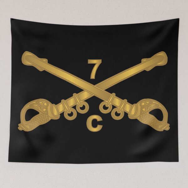 Item preview, Army - C Co, 7th Cavalry Branch wo Txt designed and sold by Military Insignia Products.