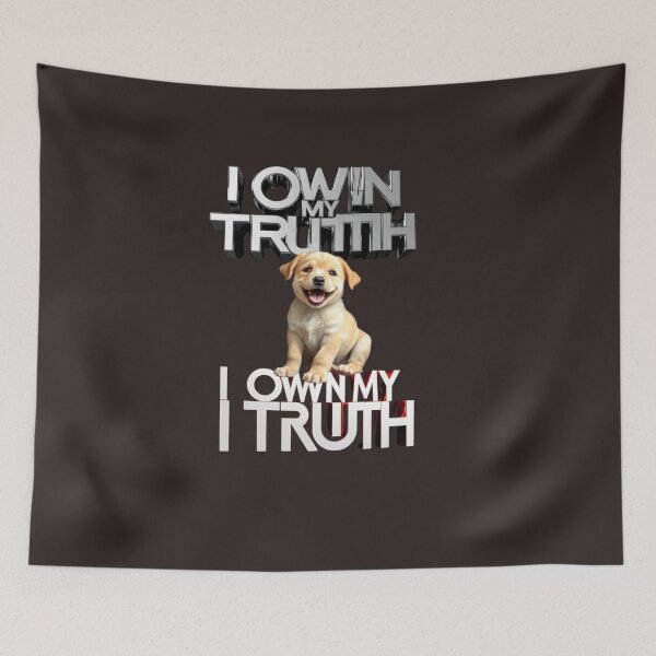 Item preview, I OWN MY TRUTH – Bold 3D T-Shirt Design designed and sold by Mikel-empire.