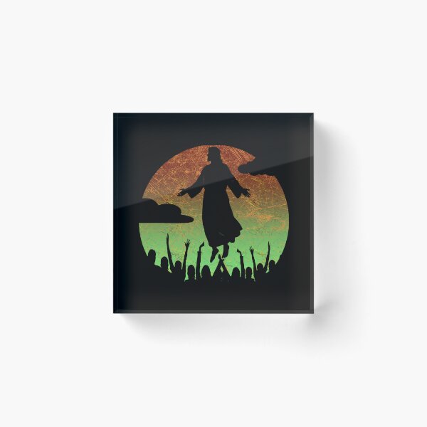 Item preview, Jesus Ascending Silhouette – Ascension Day Tribute Design | Red & Green designed and sold by ZechJohnRB.