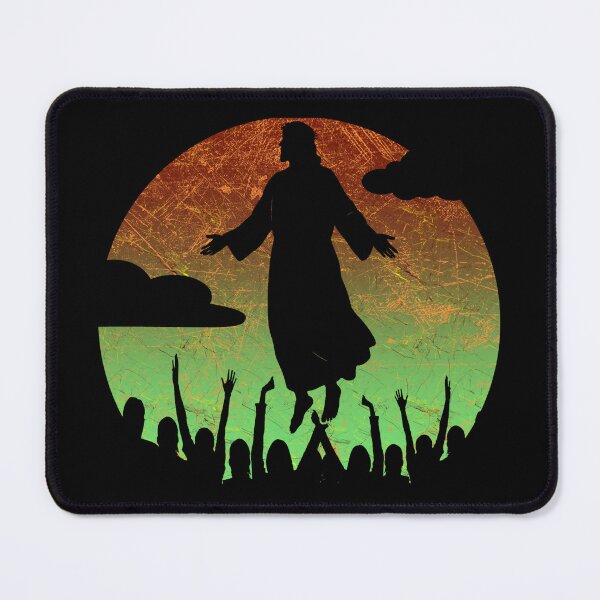 Item preview, Jesus Ascending Silhouette – Ascension Day Tribute Design | Red & Green designed and sold by ZechJohnRB.