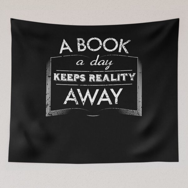 Item preview, A Book A Day Keeps Reality Away designed and sold by shoppzee.