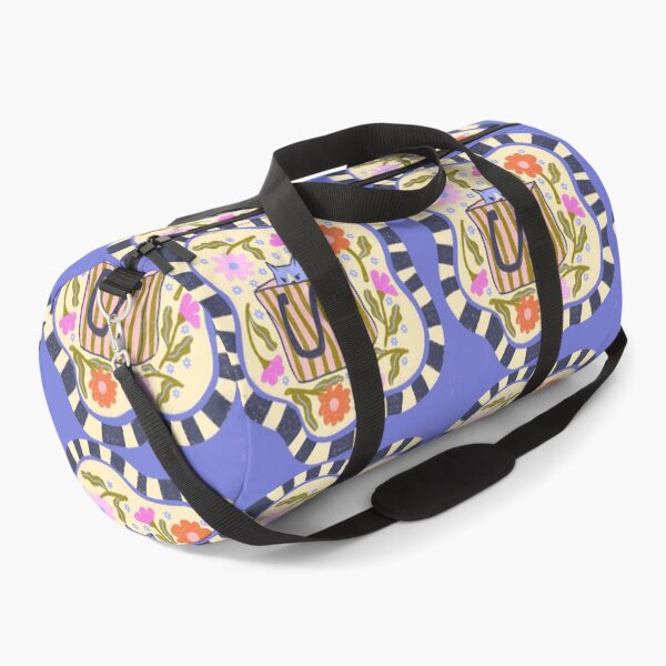 Item preview, A little cat sits in a bag with flower all around it. designed and sold by SaitonG.